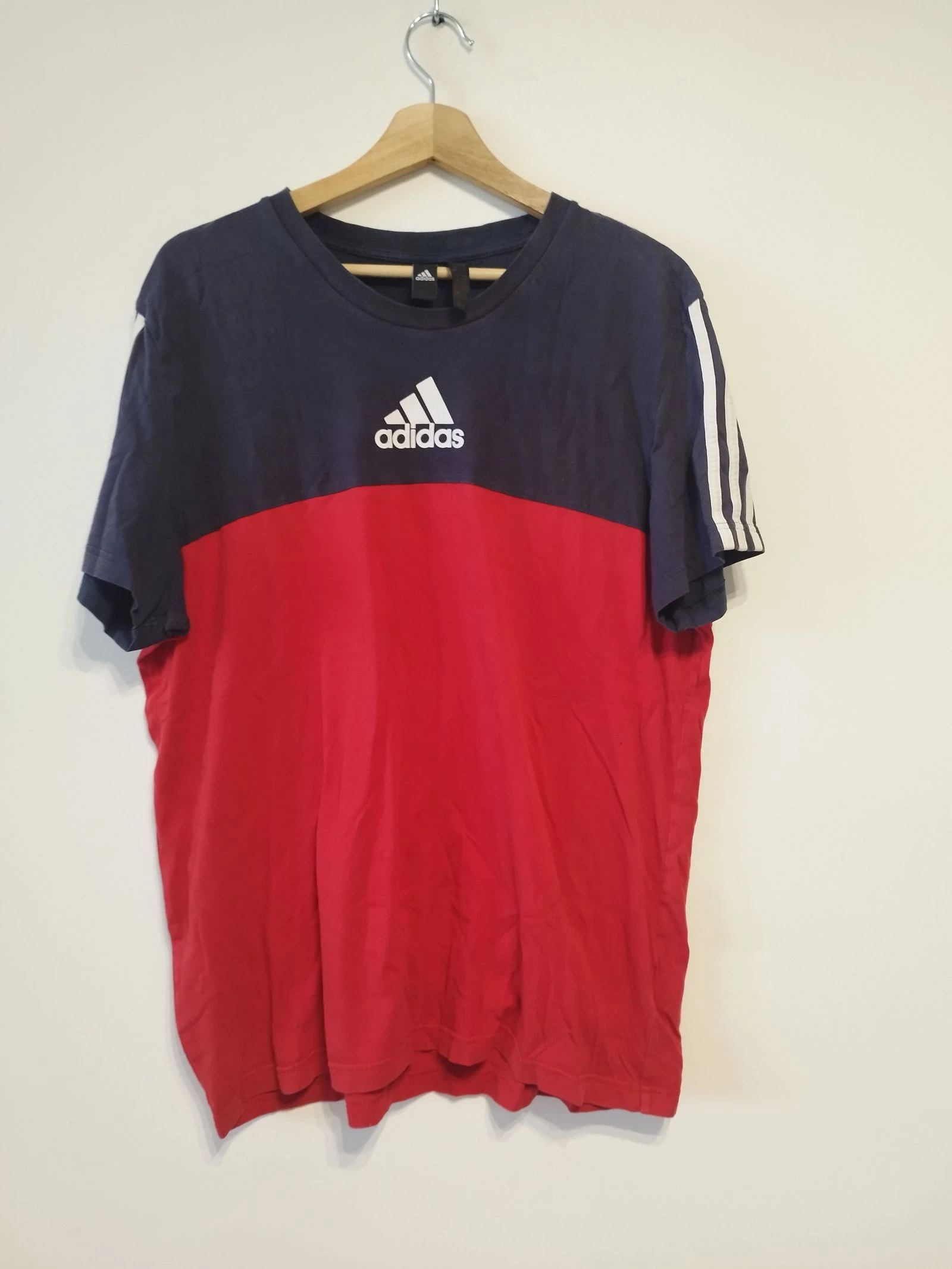 Camiseta Adidas Talla XL Azul/Rojo
